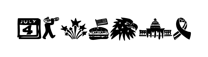 The Fourth of July  Free Fonts Download