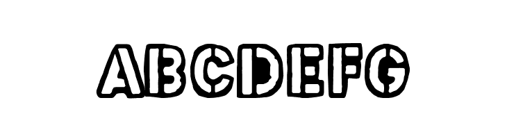 Big Storm Stencil  Free Fonts Download