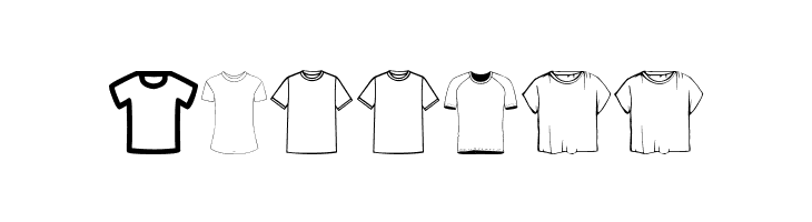 T-shirt  Free Fonts Download