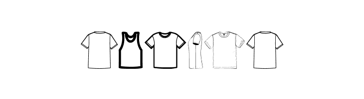 T-shirt  Free Fonts Download