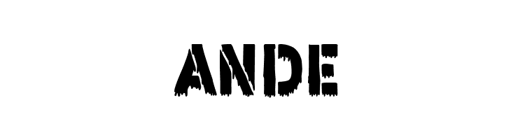 Bloody Stencil  Free Fonts Download