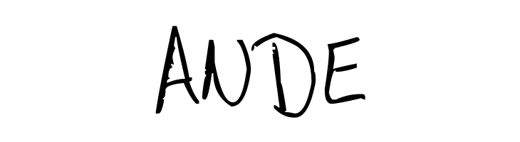 My very own handwriting.  Free Fonts Download