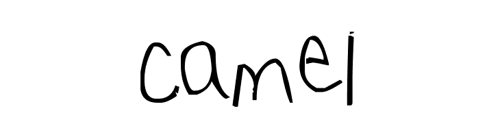 My very own handwriting.  Free Fonts Download