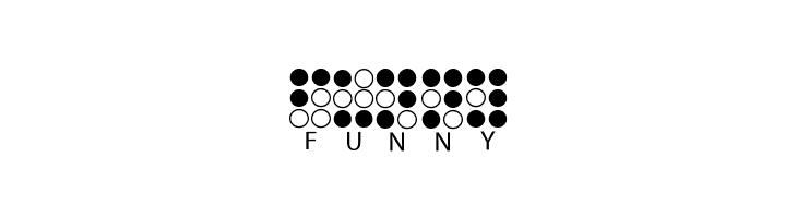 Braille Alphabet  Free Fonts Download