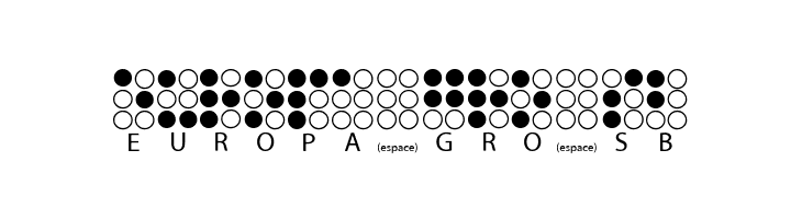 Braille Alphabet  Free Fonts Download