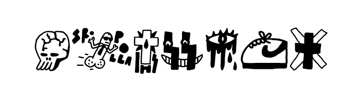 World 77 mini draws  Free Fonts Download