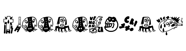 World 77 mini draws  Free Fonts Download