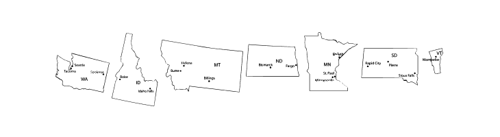 Maps of USA  Free Fonts Download