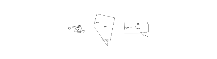 Maps of USA  Free Fonts Download