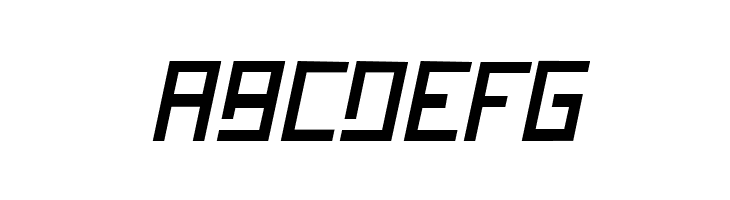 Kinkub flat Italic  Free Fonts Download