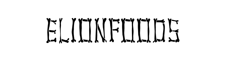 Bones in Black  Free Fonts Download