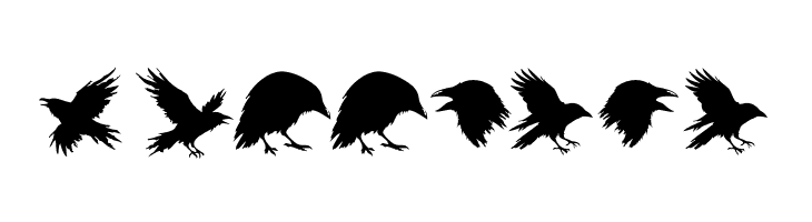 Raven Storm Symbols PERSONAL Regular  Free Fonts Download