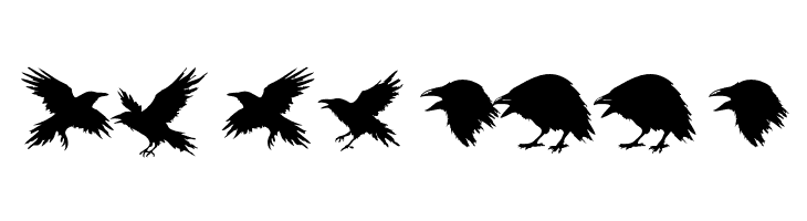 Raven Storm Symbols PERSONAL Regular  Free Fonts Download