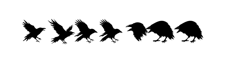 Raven Storm Symbols PERSONAL Regular  Free Fonts Download