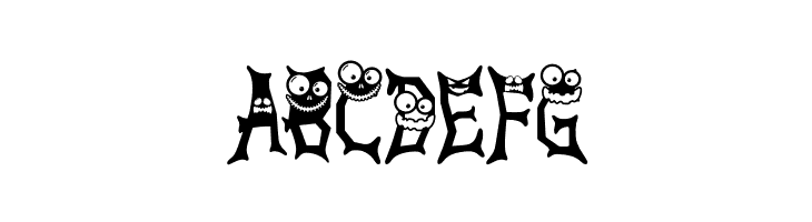 Ghostly Guffaws Scary  Free Fonts Download