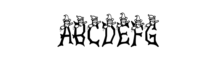 Ghostly Guffaws Witch  Free Fonts Download