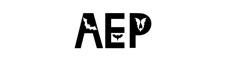 Spooky Bat  Free Fonts Download