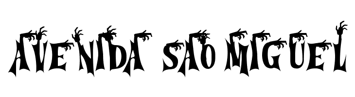 Cursed Gothic Zombie  Free Fonts Download