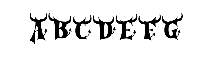 Cursed Gothic Devil  Free Fonts Download