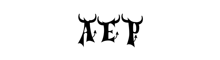Cursed Gothic Devil  Free Fonts Download