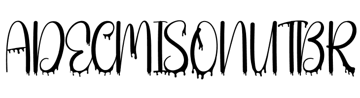 Blood Dripping  Free Fonts Download