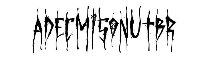 Brutal Brushstrokes Five  Free Fonts Download