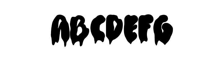Halloween Melted Personal Use  Free Fonts Download
