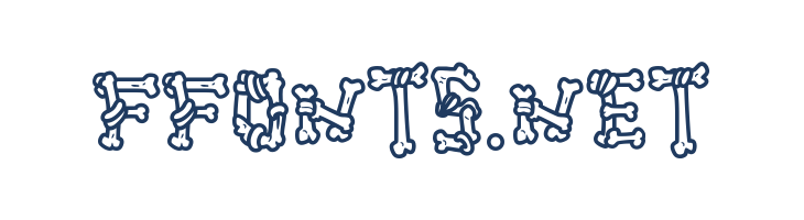 Ghoul Bone - Personal Use Outline font — Lorem ipsum body text preview