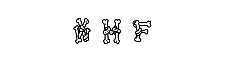 Ghoul Bone - Personal Use Outline  Free Fonts Download