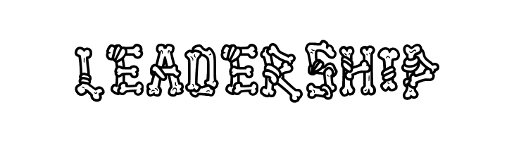 Ghoul Bone - Personal Use Outline  Free Fonts Download