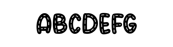 Sugar Donut Line  Free Fonts Download