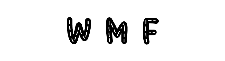 Sugar Donut Line  Free Fonts Download