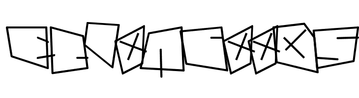 andre gestaucht bold  Free Fonts Download