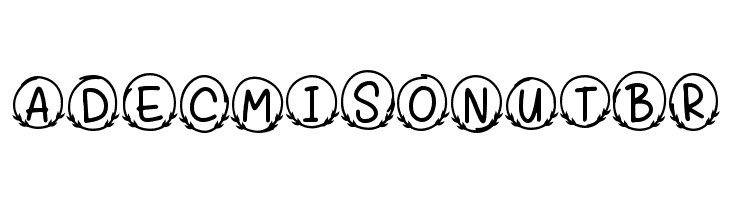 Bubble Leaf Monogram  Free Fonts Download