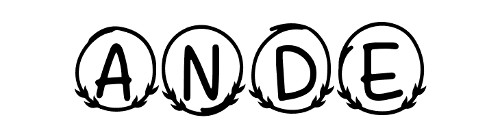 Bubble Leaf Monogram  Free Fonts Download