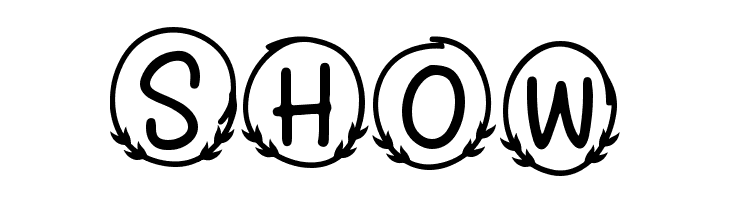 Bubble Leaf Monogram  Free Fonts Download