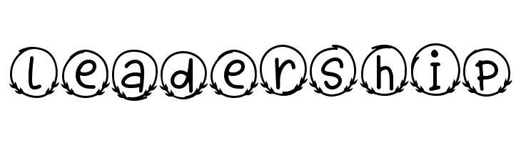 Bubble Leaf Monogram  Free Fonts Download