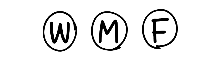 Bubble Dance Monogram  Free Fonts Download