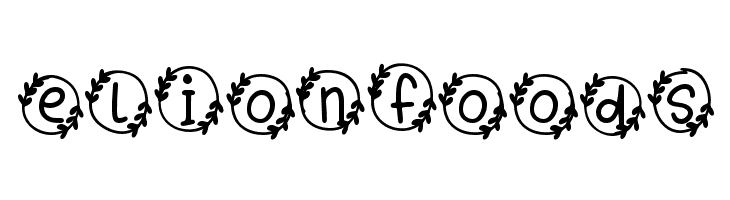 Bubble Heart Monogram  Free Fonts Download