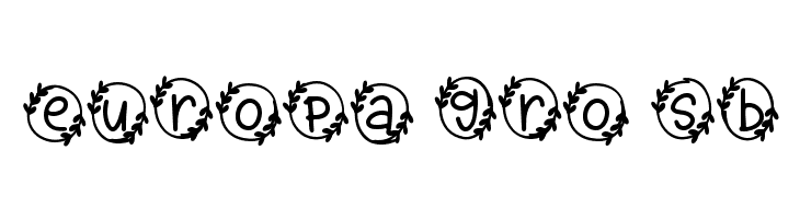 Bubble Heart Monogram  Free Fonts Download