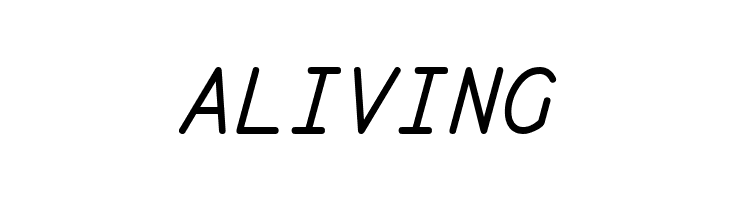 monofur   italic  Free Fonts Download