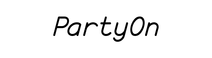 monofur   italic  Free Fonts Download