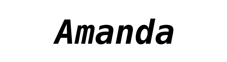 Bitstream Vera Sans Mono Bold Oblique  Free Fonts Download