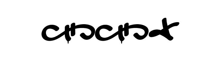 Aerosoldier Drip Symbol PERSO Regular  Free Fonts Download