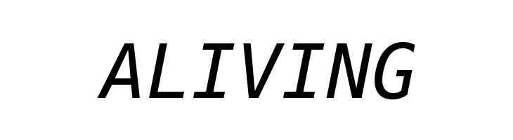 Bitstream Vera Sans Mono Oblique  Free Fonts Download