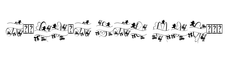 Monogram Christmas Gift  Free Fonts Download