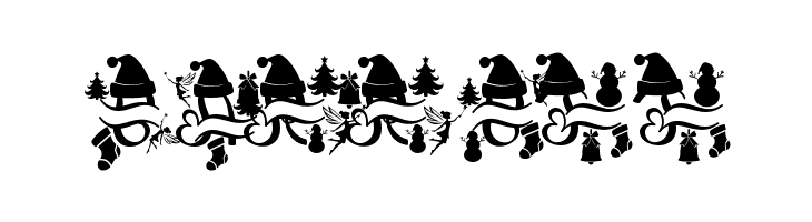 Romantic Christmas Monogram  Free Fonts Download