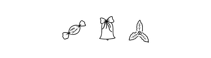 Christmas Dingbat  Free Fonts Download