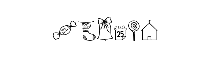 Christmas Dingbat  Free Fonts Download