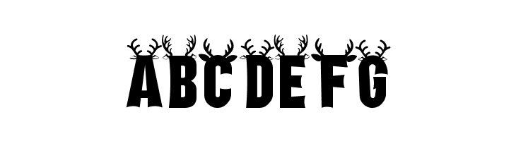 Holiday Harmony Deer  Free Fonts Download